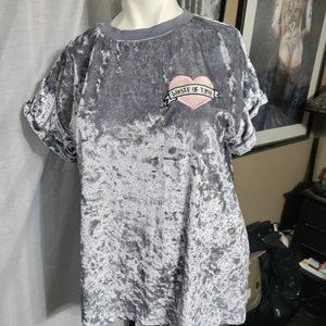 Cold Crush - Soft and Comfy Velvet Like Tee